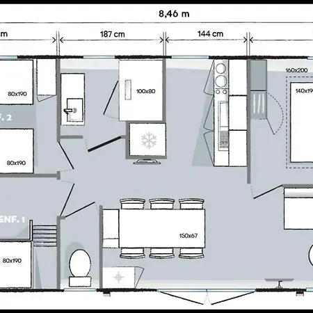 Camping 4 Etoiles - Piscine - Eeieih *