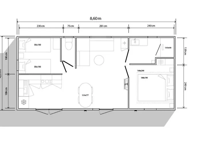 캠프장 4 Etoiles - Piscine - Eeieih